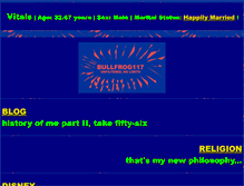 Tablet Screenshot of bullfrog117.com